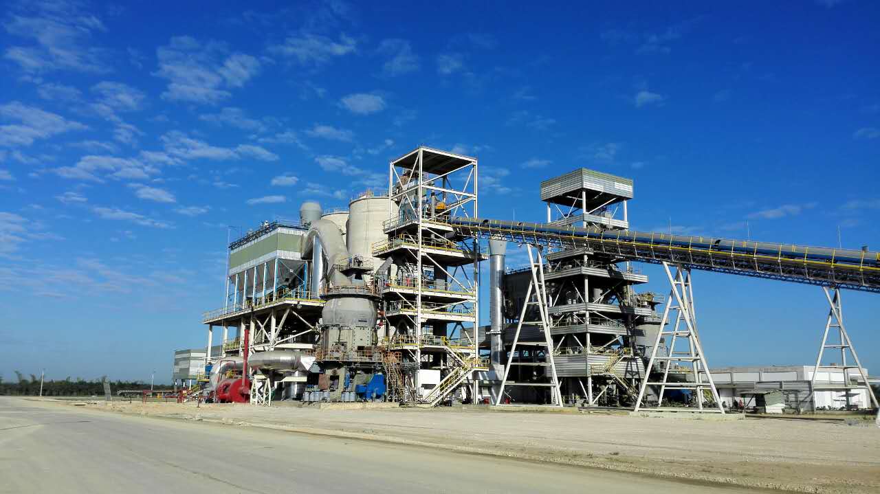 多米尼加日产2500吨数水泥熟料线及配套每小时70吨粉磨站